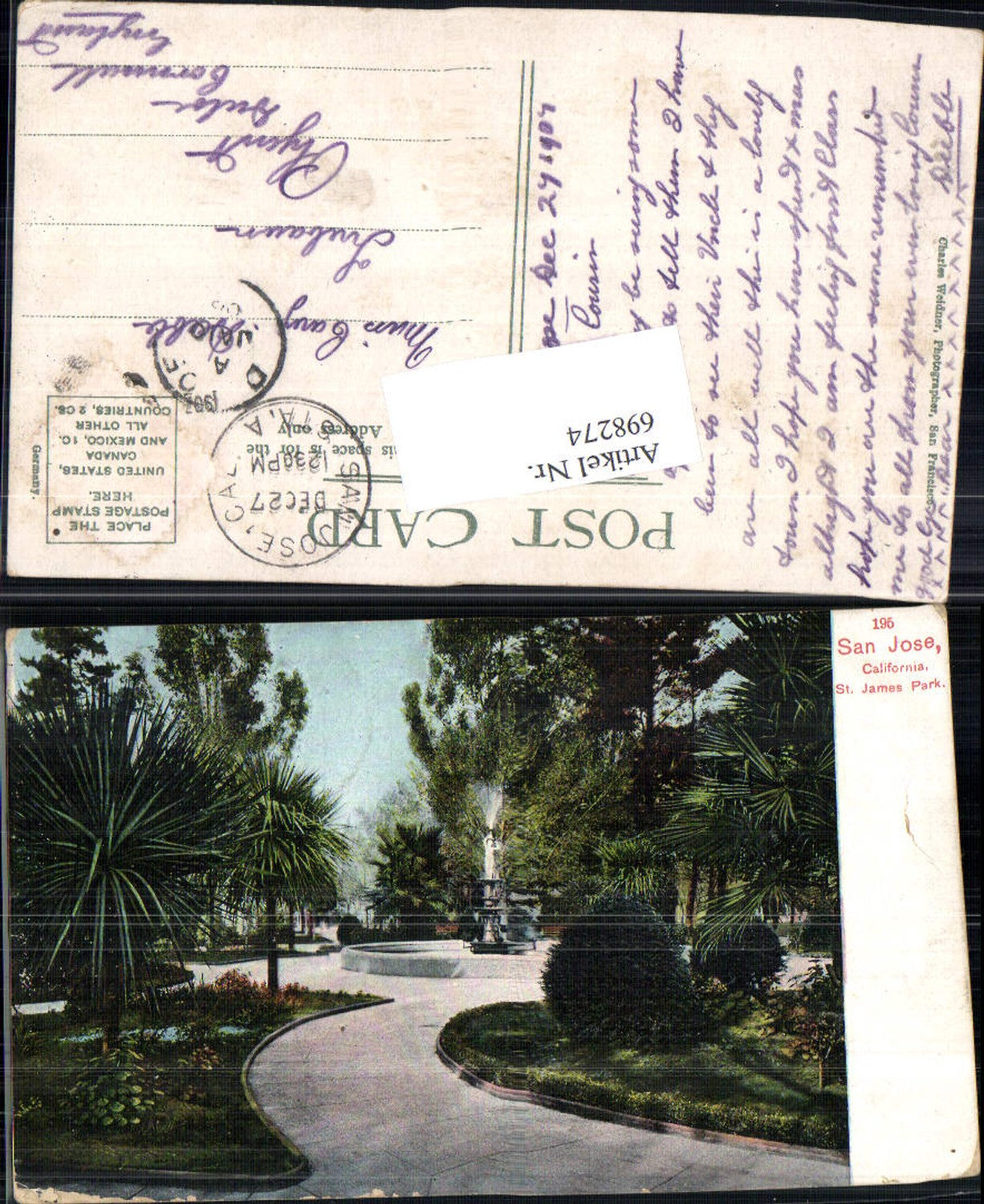 Alte Ansichtskarte – Old Postcard