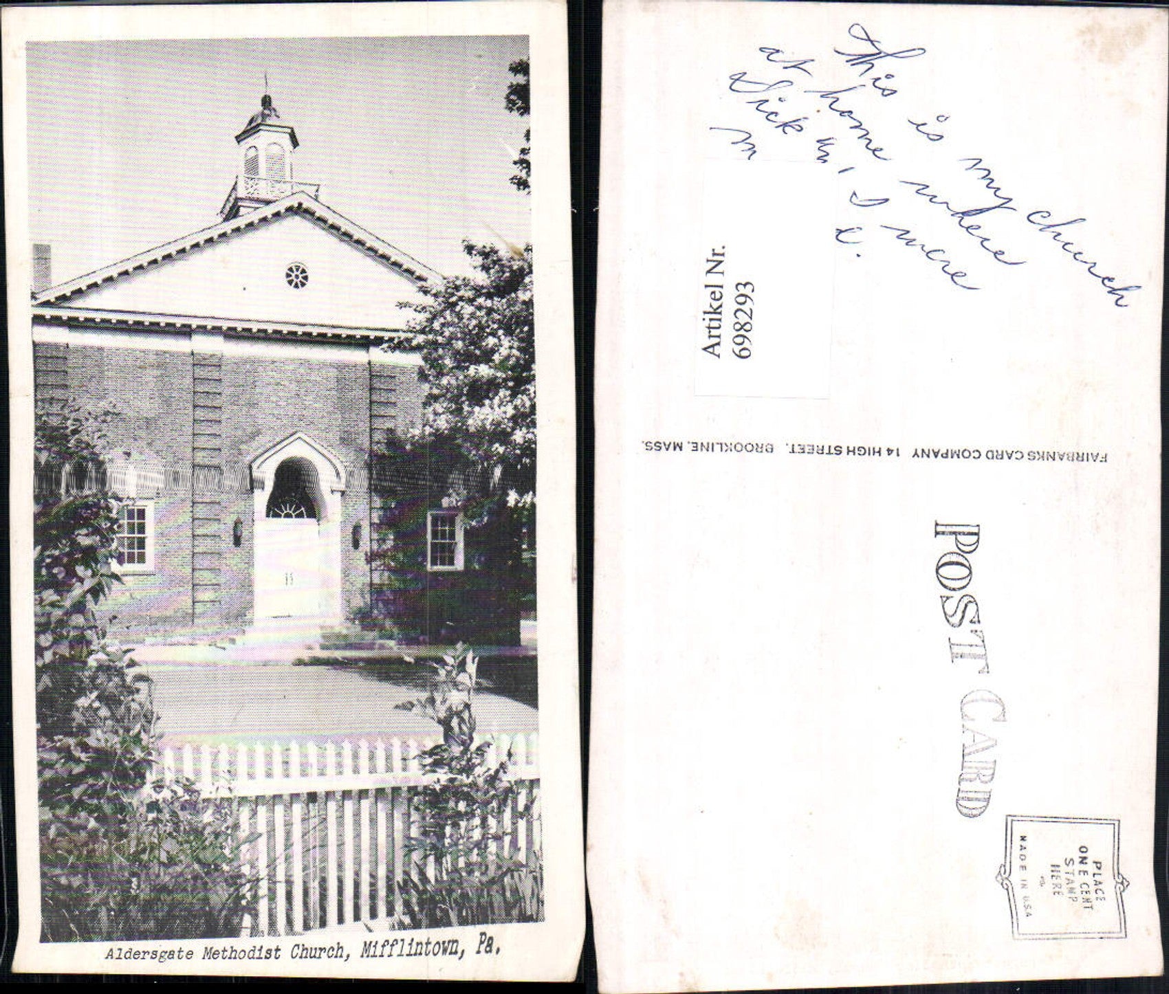 Alte Ansichtskarte – Old Postcard