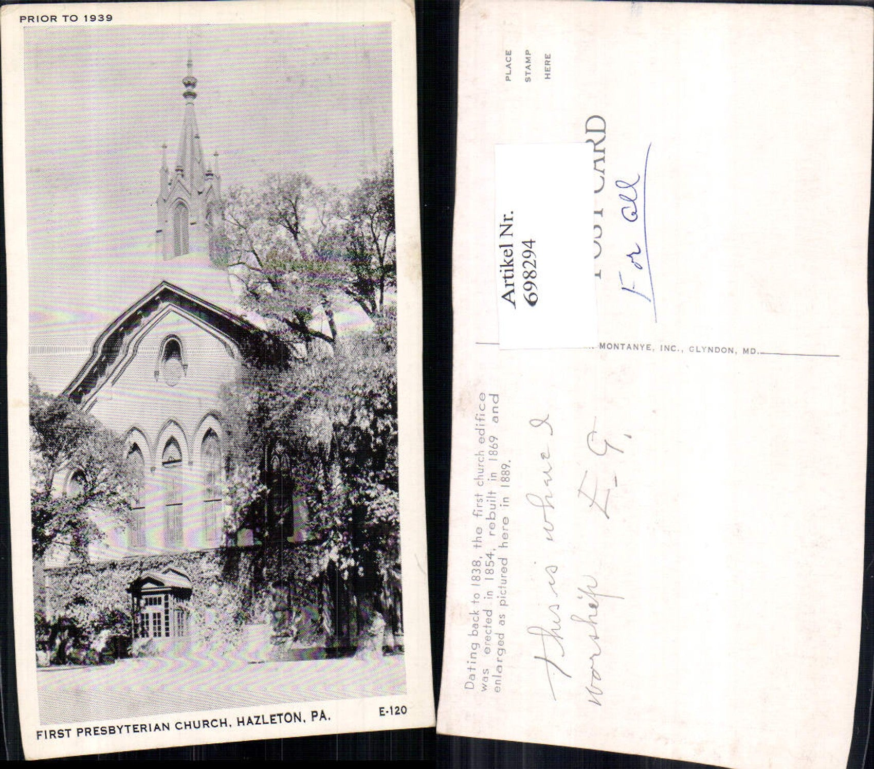 Alte Ansichtskarte – Old Postcard