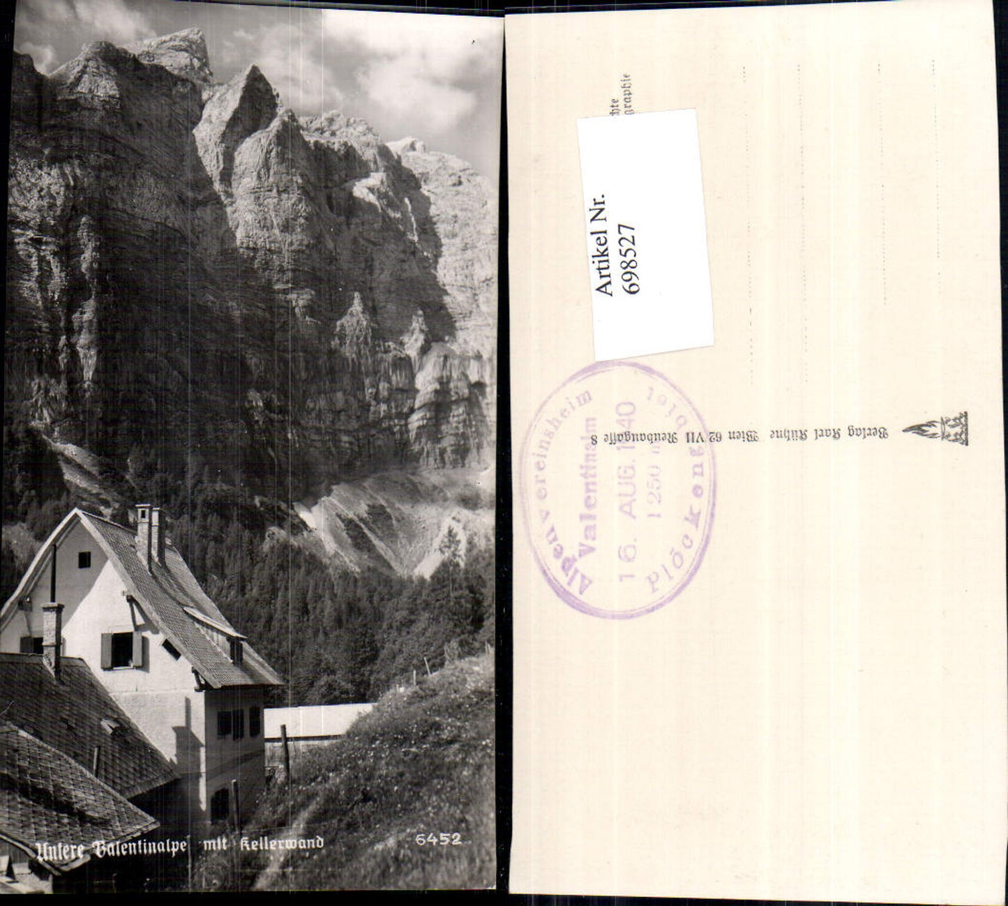 698527 Untere Valentinalpe Kötschach Mauthen