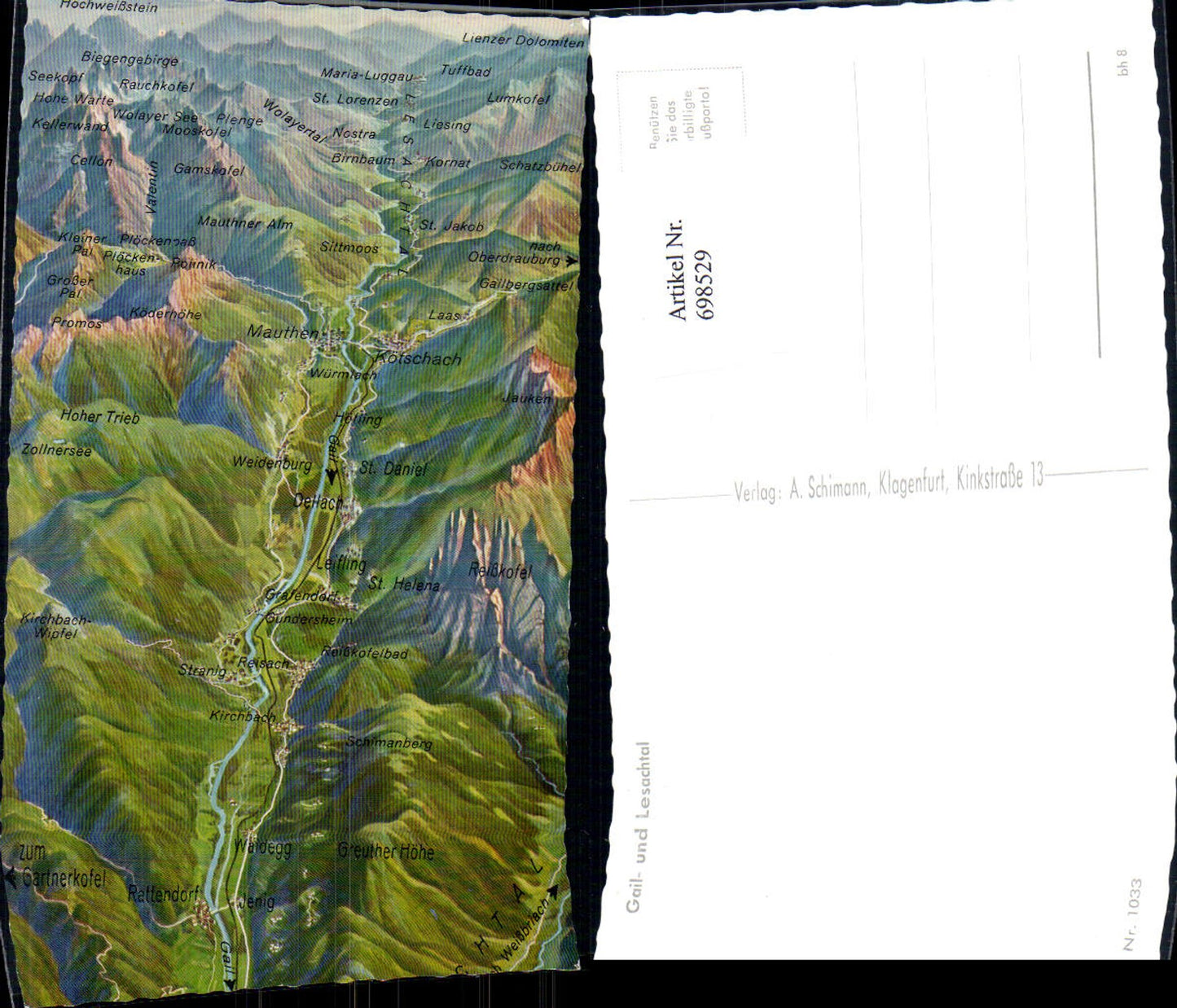 698529 Stranig Reisach Jenig Mauthen Kötschach Sittmoos Birnbaum Lesachtal