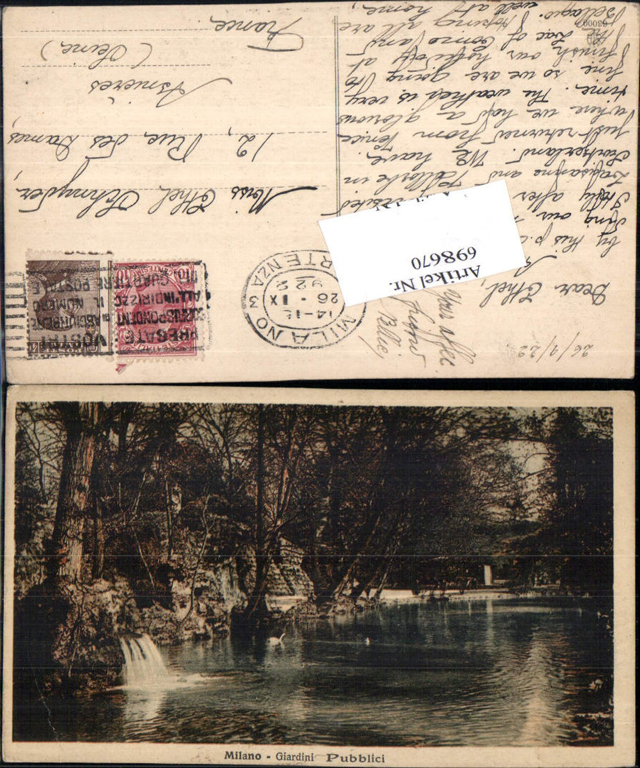 Alte Ansichtskarte – Old Postcard