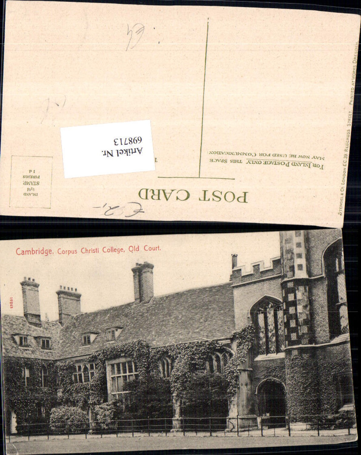 Alte Ansichtskarte – Old Postcard