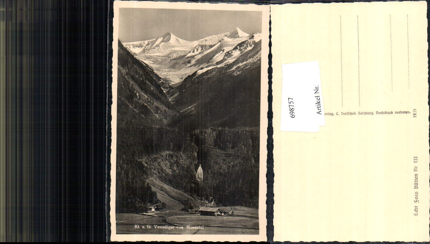 698757 Grossvenediger Rosental Bramberg Neukirchen am Grossvenediger