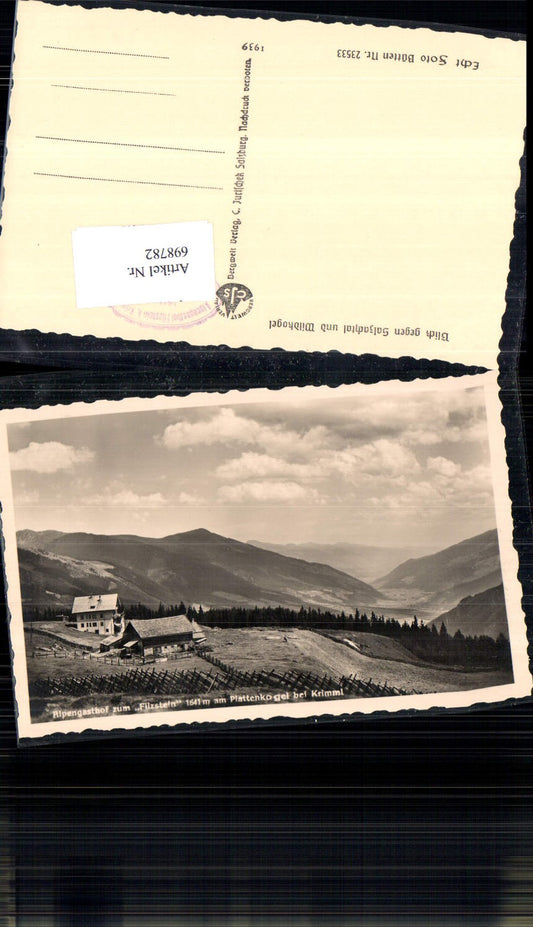 698782 Salzachtal Wildkogel Bramberg Neukirchen Krimml Plattenkogel Gasthaus Filzstein