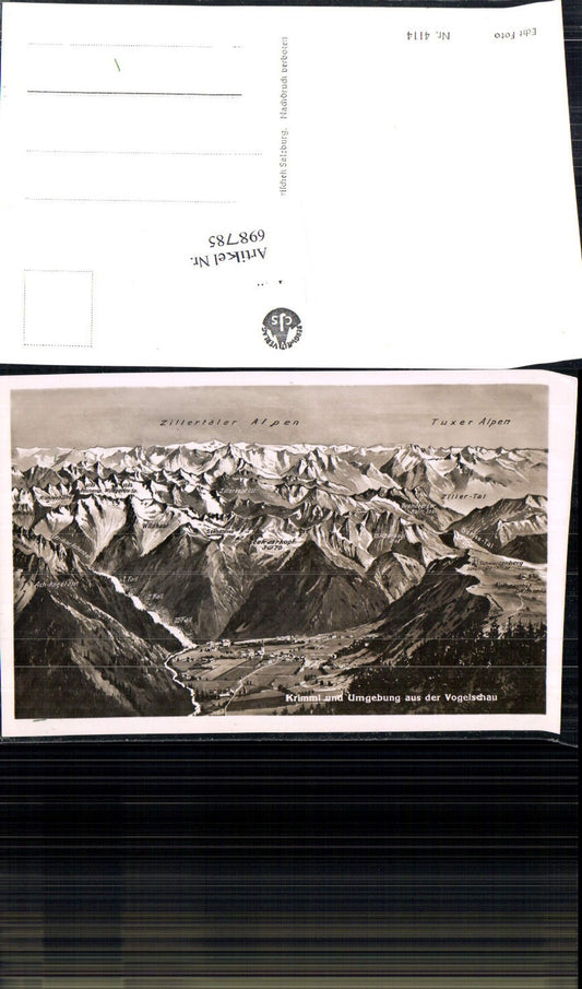 698785 Krimml Umgebung Vogelschau