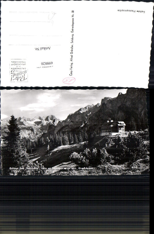 698820 Gablonzerhaus Dachsteinblick Gosaukamm Gosau