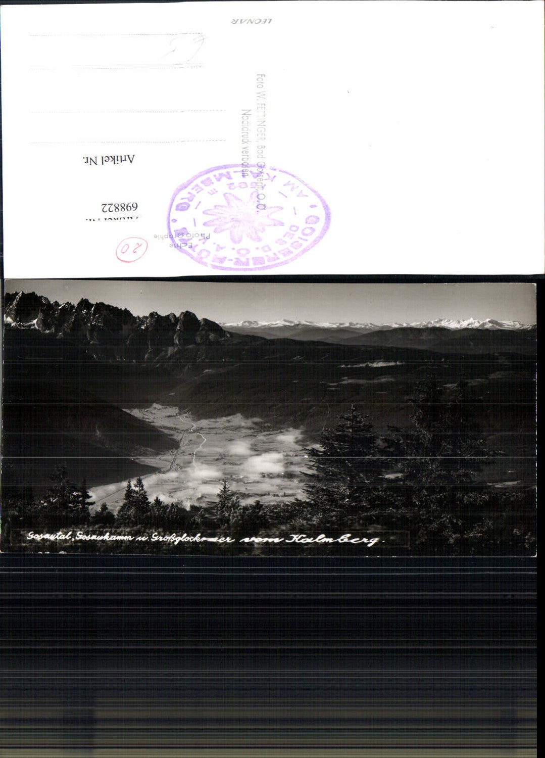 698822 Gosau Gosautal Gosaukamm Kalmberg Goisern