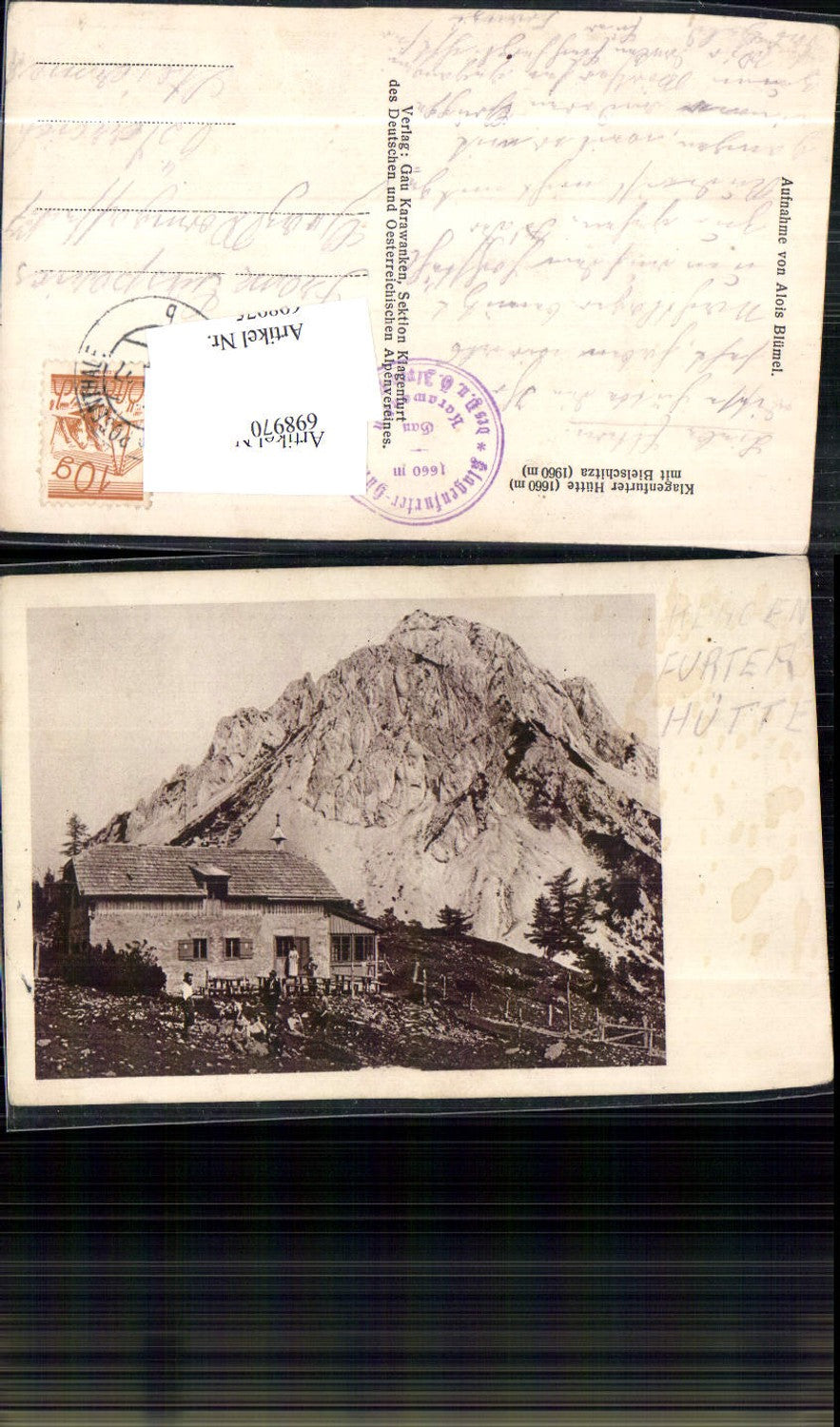 698970 Klagenfurterhütte Klagenfurter Hütte bei Feistritz im Rosental
