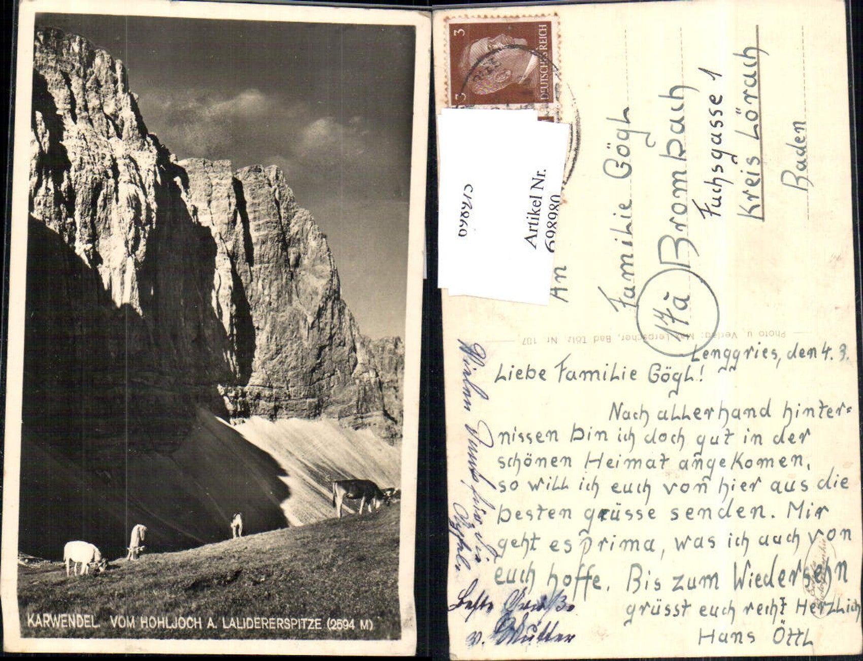 Alte Ansichtskarte – Old Postcard