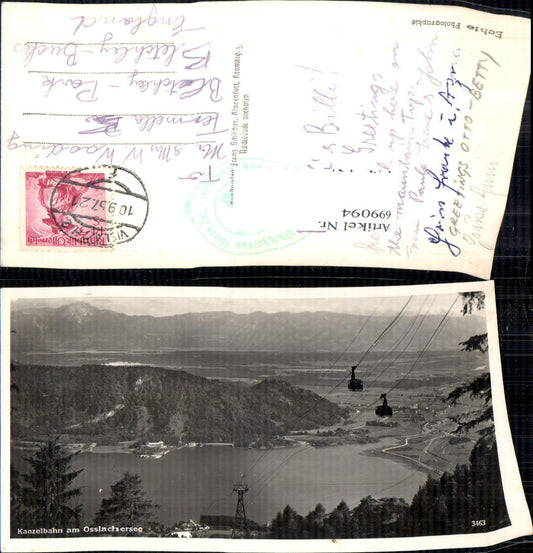 699094 Kanzelbahn bei Ossiach Ossiachersee Seilbahn