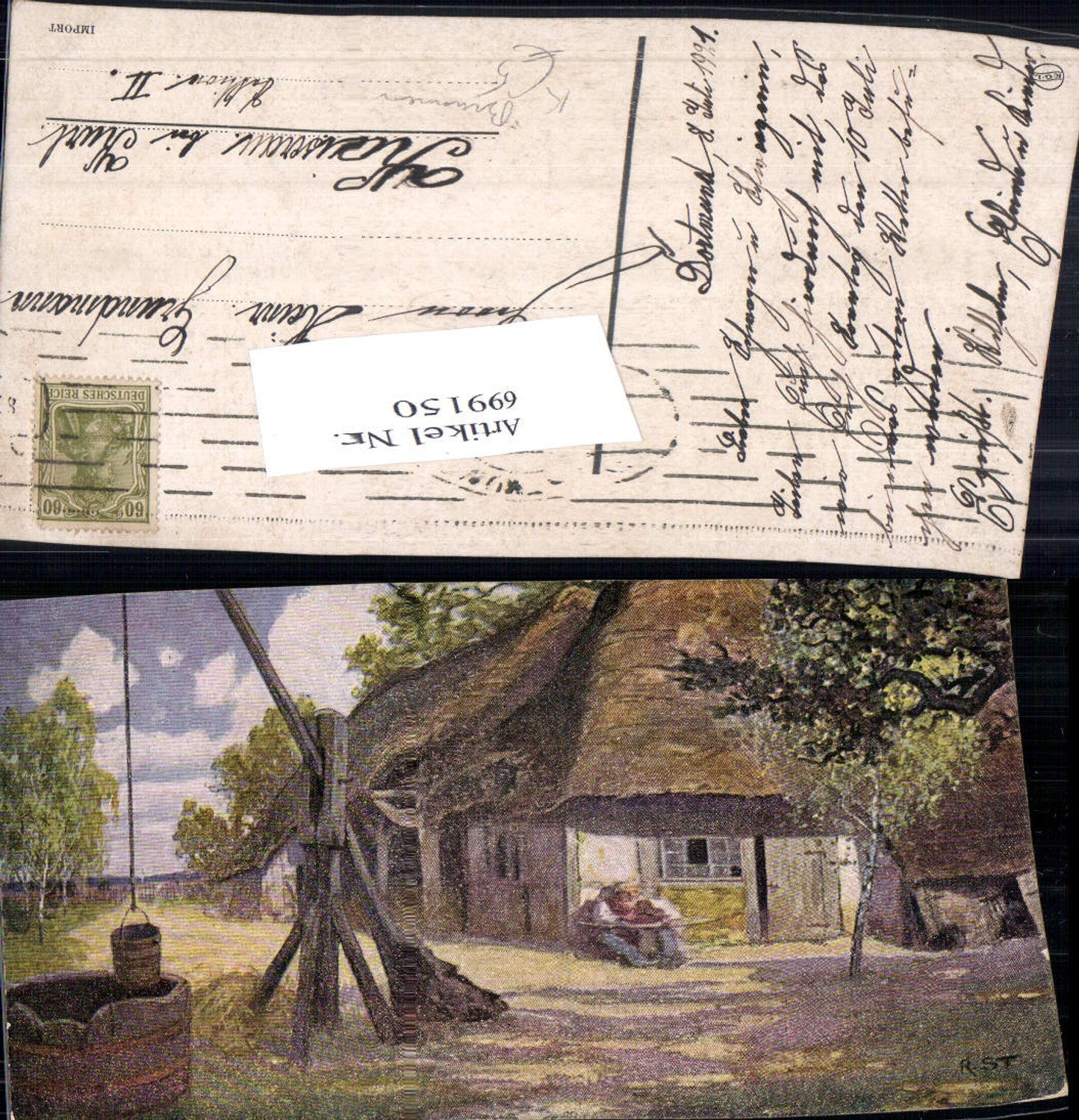 699150 Artist AK Romania Romania Fountain Types gel Kaiserau Kamen Kurl