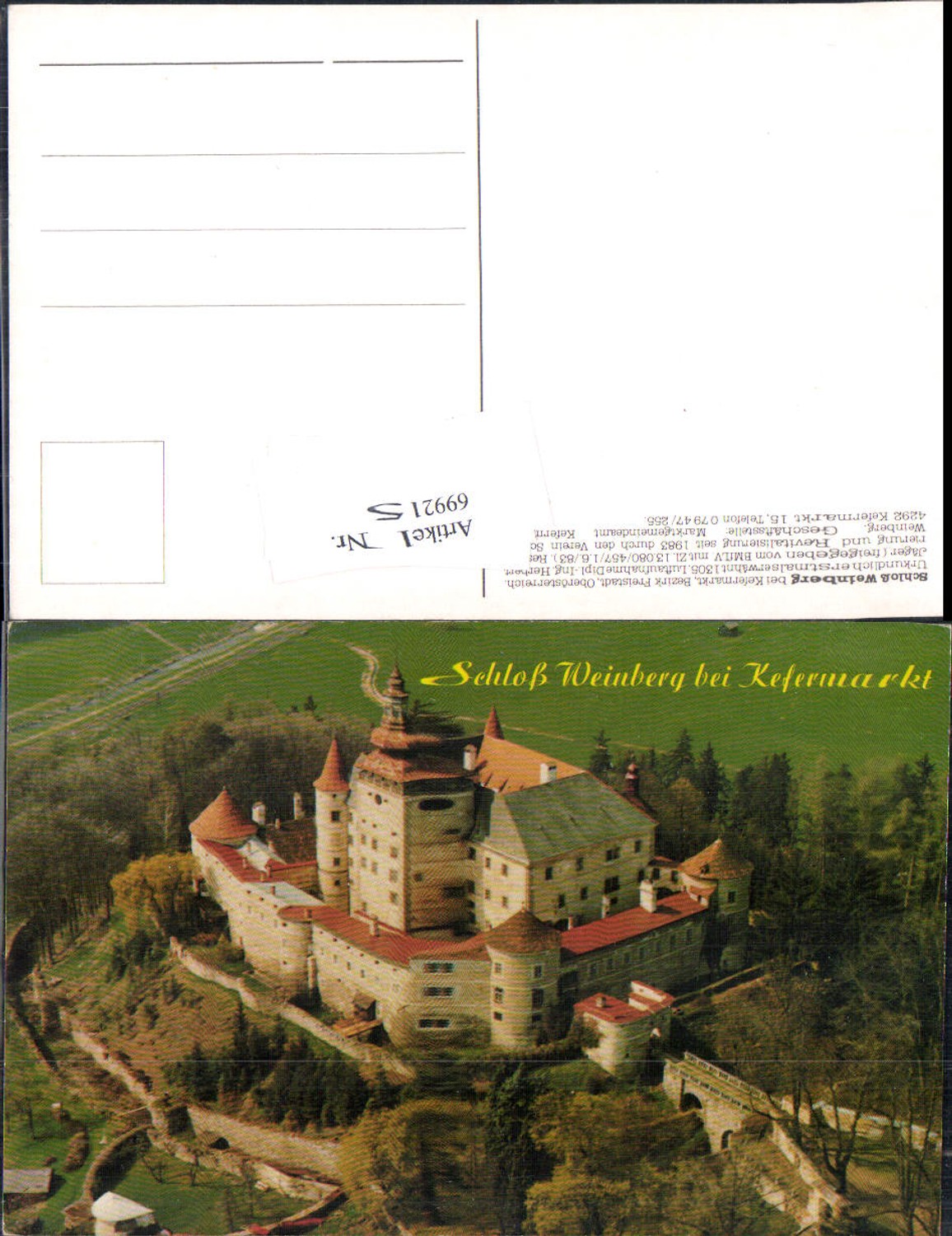 699215 Schloss Weinberg Kefermarkt