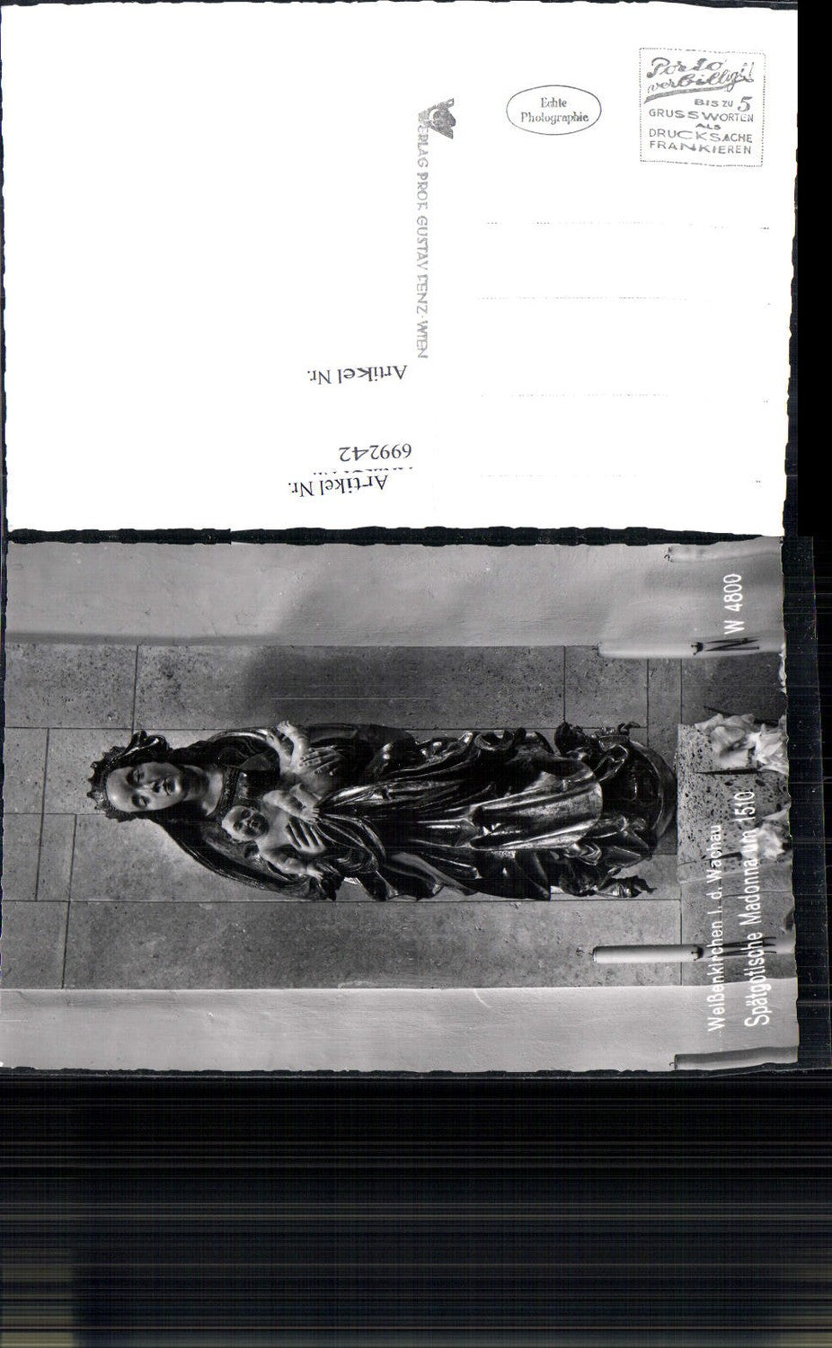 699242 Weissenkirchen in der Wachau Spätgotische Madonna