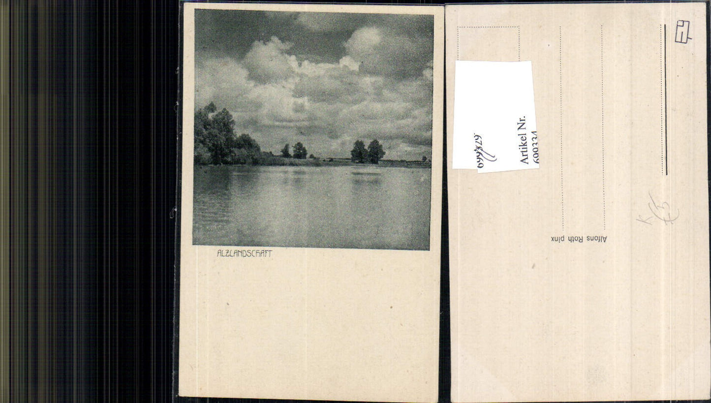 699334 Künstler AK Alfons Roth Alzlandschaft Alz