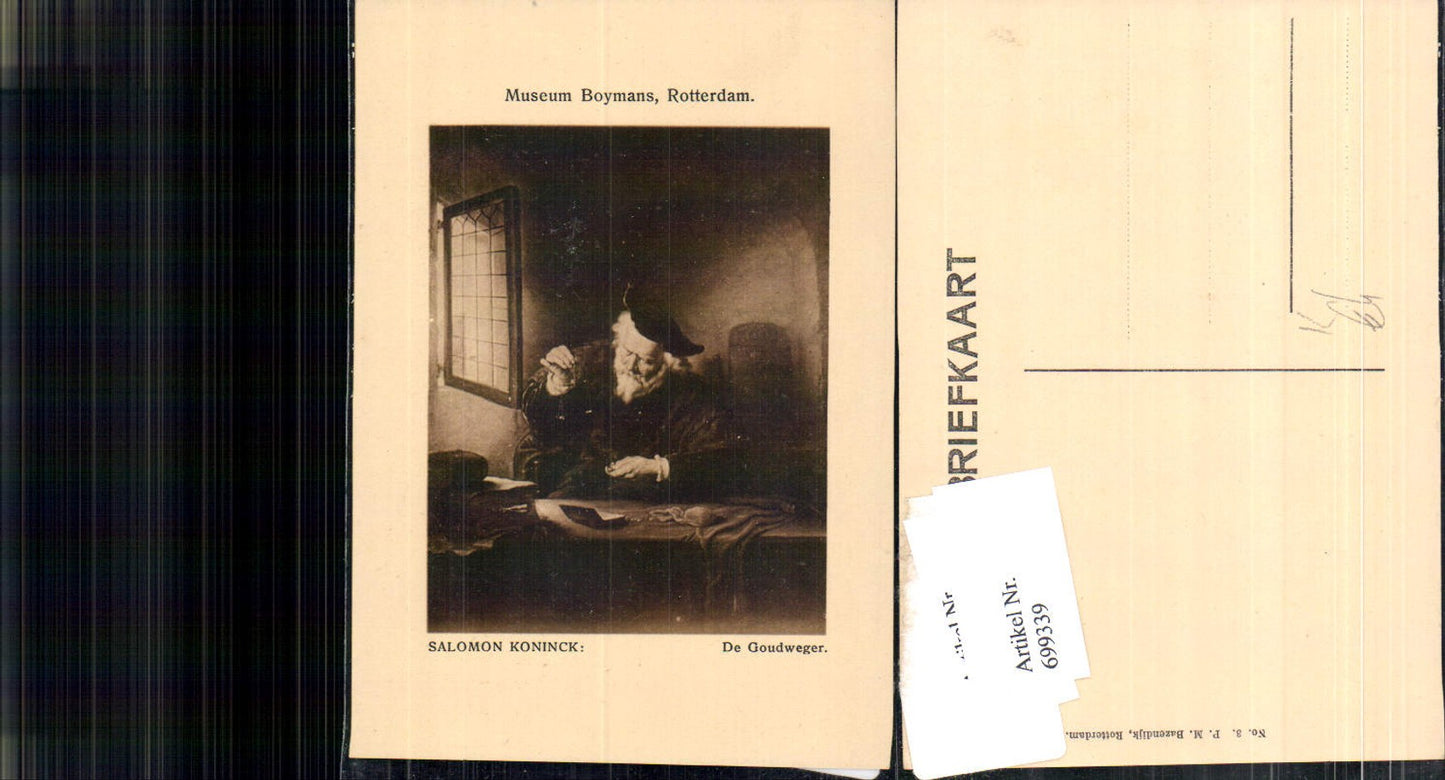 699339 Künstler AK Salomon Koninck De Goudweger