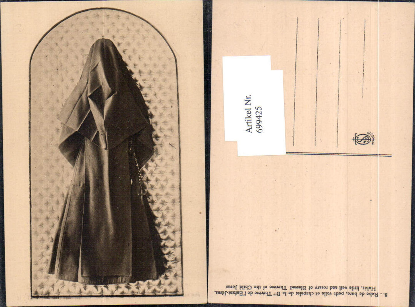 699425 Künstler AK Therese Religion Madonna Kute