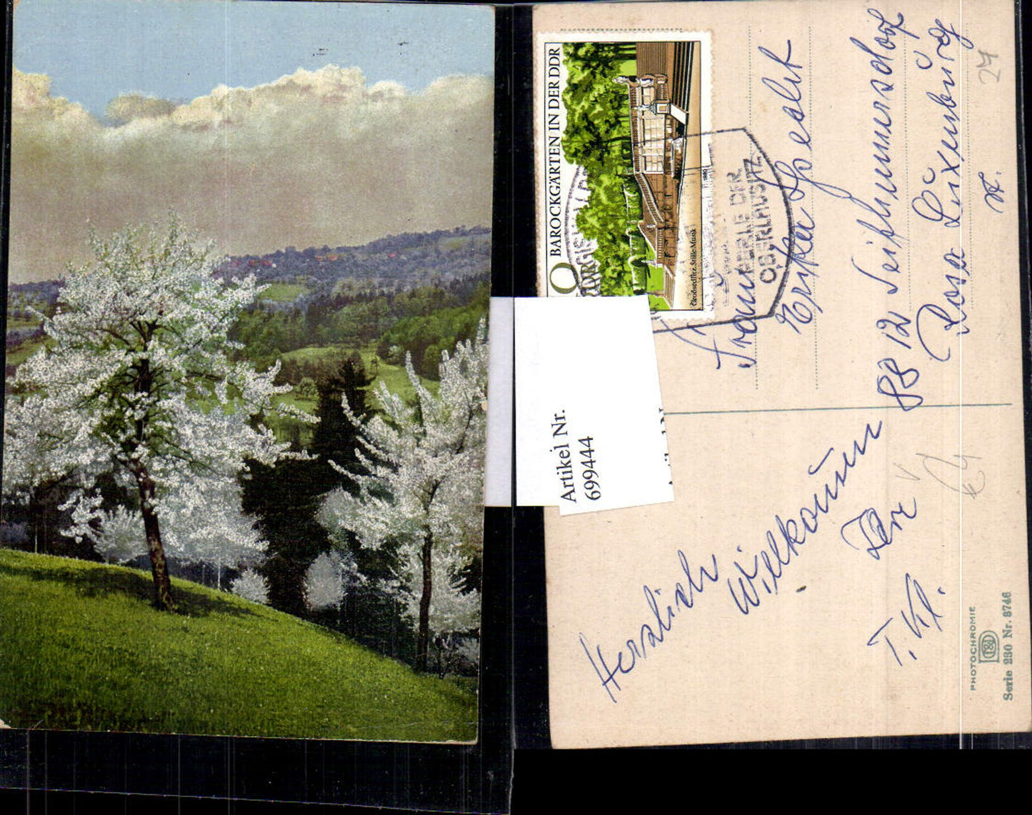 699444 Künstler AK Photochromie Nenke & Ostermaier 230-3746 Idylle Landschaft