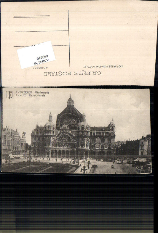 699510 Belgium Antwerpen Anvers Hauptbahnhof Bahnhof