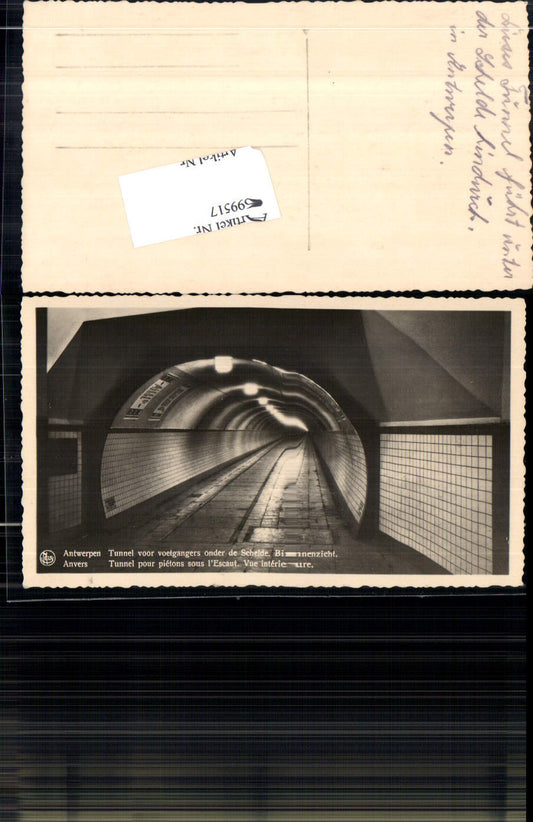 699517 Belgium Antwerpen Anvers Tunnel Schelde