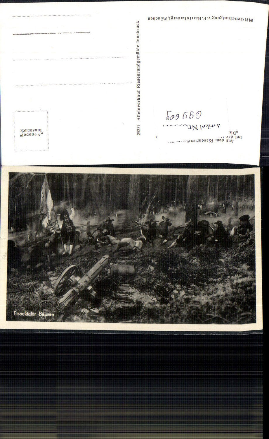 699609 Künstler AK Krieg Eisacktaler Bauern Eisacktal Südtirol Tiroler Freiheitskampf