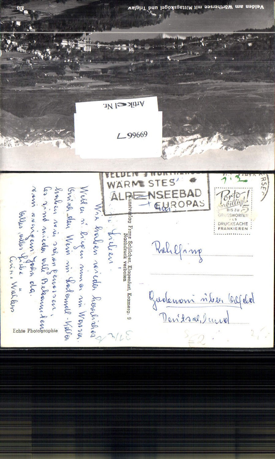 Alte Ansichtskarte – Old Postcard