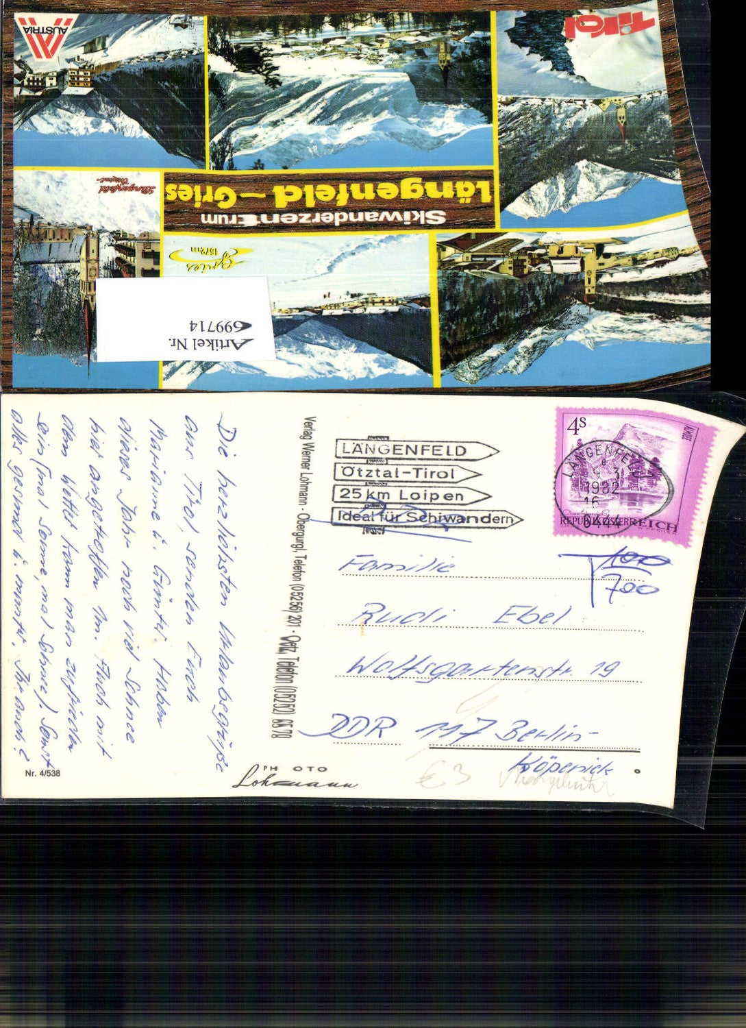 Alte Ansichtskarte – Old Postcard