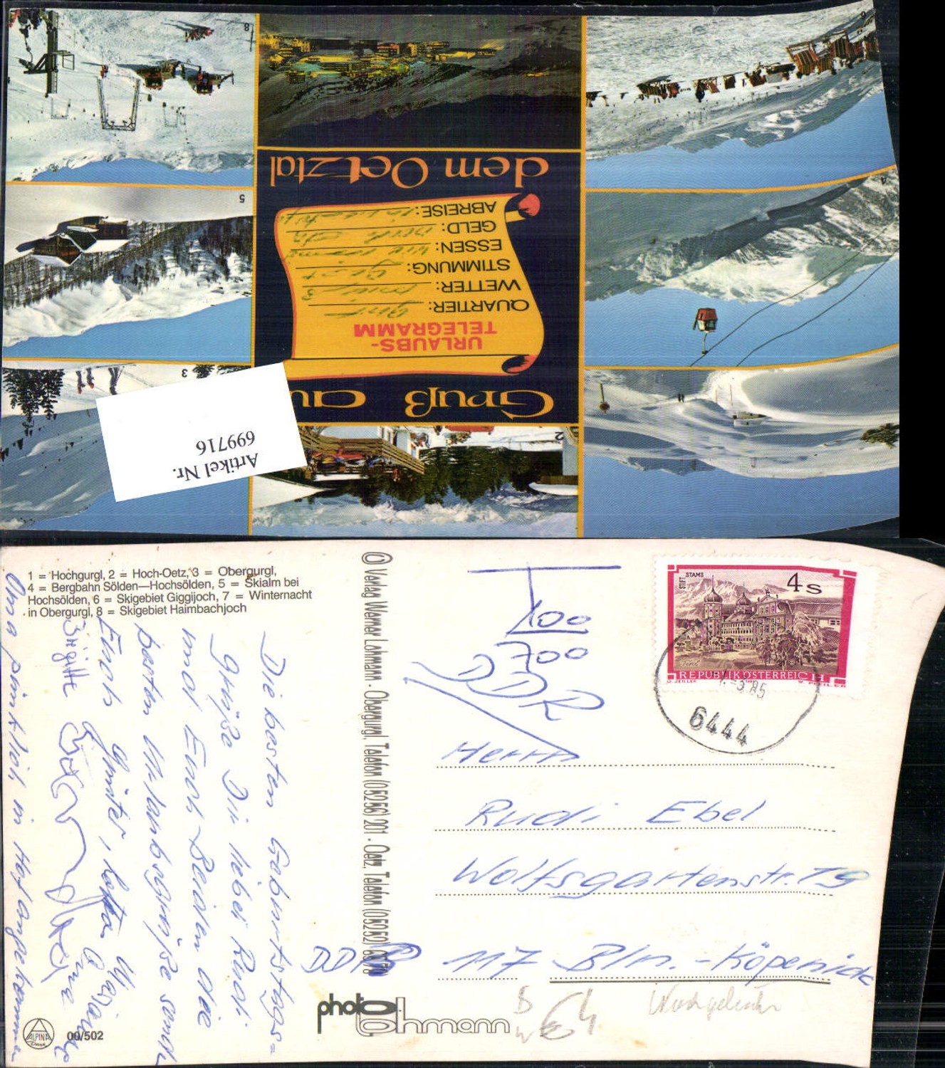 Alte Ansichtskarte – Old Postcard