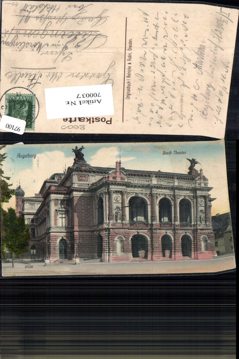700037 Augsburg Stadt-Theater gel Mörslingen Hochstätt