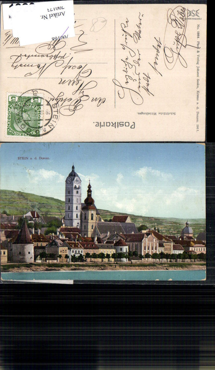 700173 Krems an der Donau Stein an der Donau  pub Saska 1864