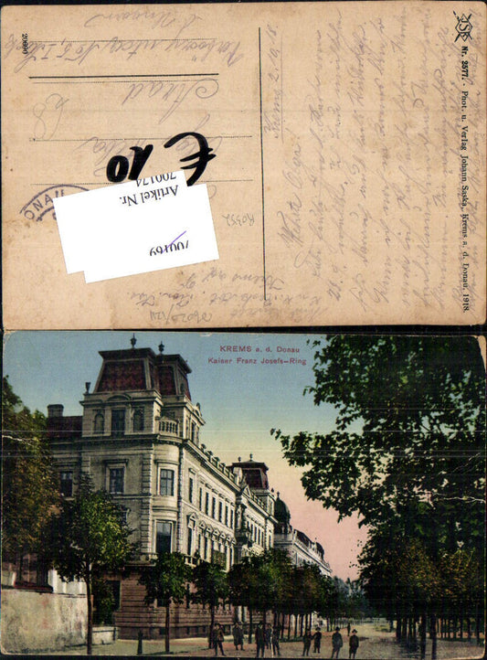 700174 Krems an der Donau Kaiser Franz Josefs-Ring pub Saska 2577