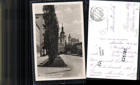 700201 Krems an der Donau Josef Wichner Straße Feldpost