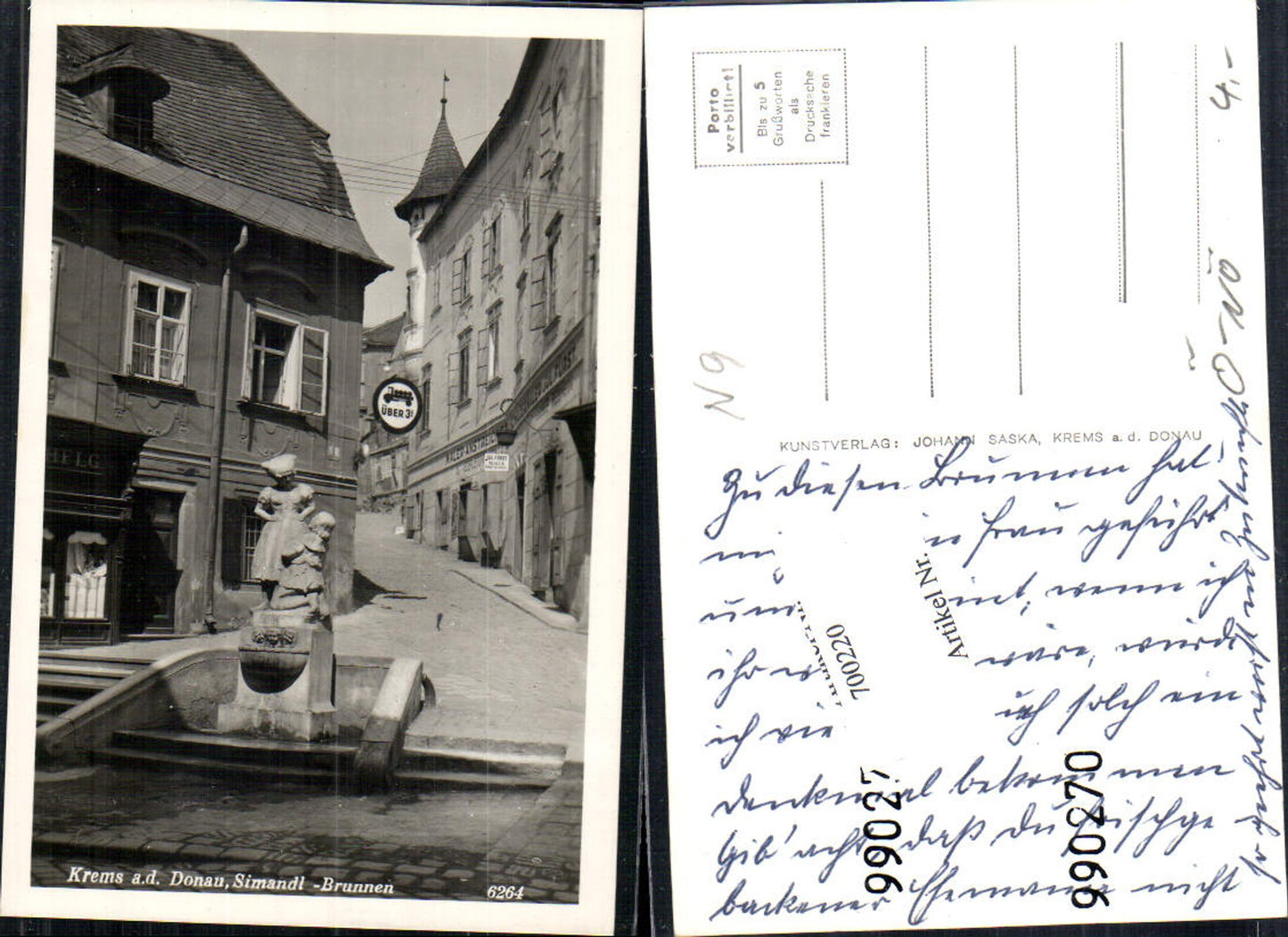 700220 Krems an der Donau Simandl Brunnen pub Saska 6264