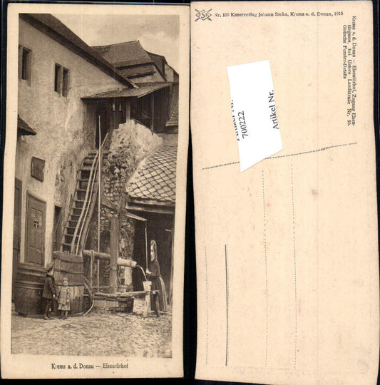 700222 Krems an der Donau Eisentürhof Brunnen pub Saska 100