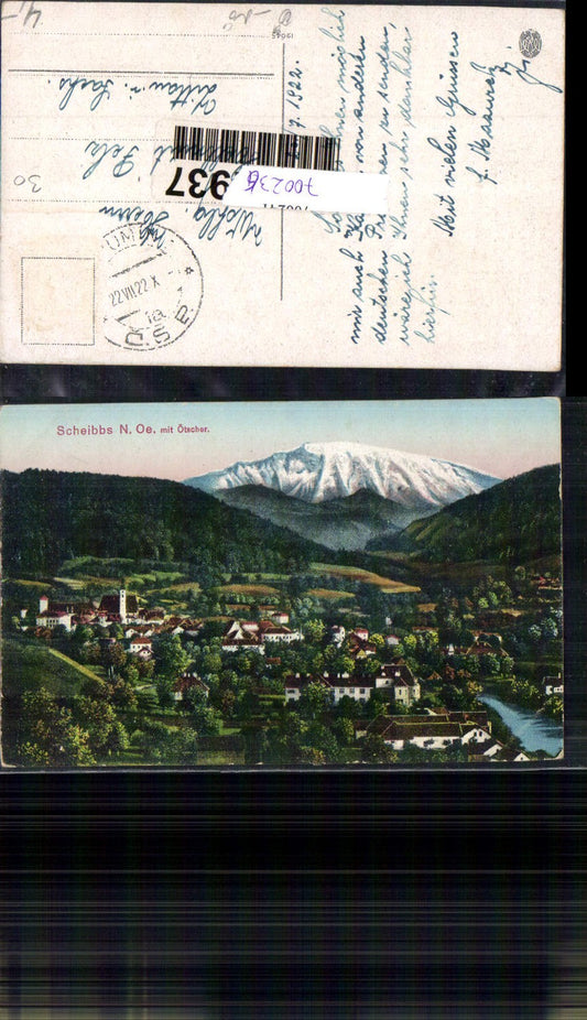 700236 Scheibbs m. Ötscher gel Zittau