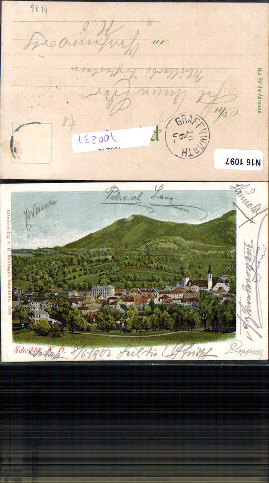 700237 Lithographie Scheibbs um 1900