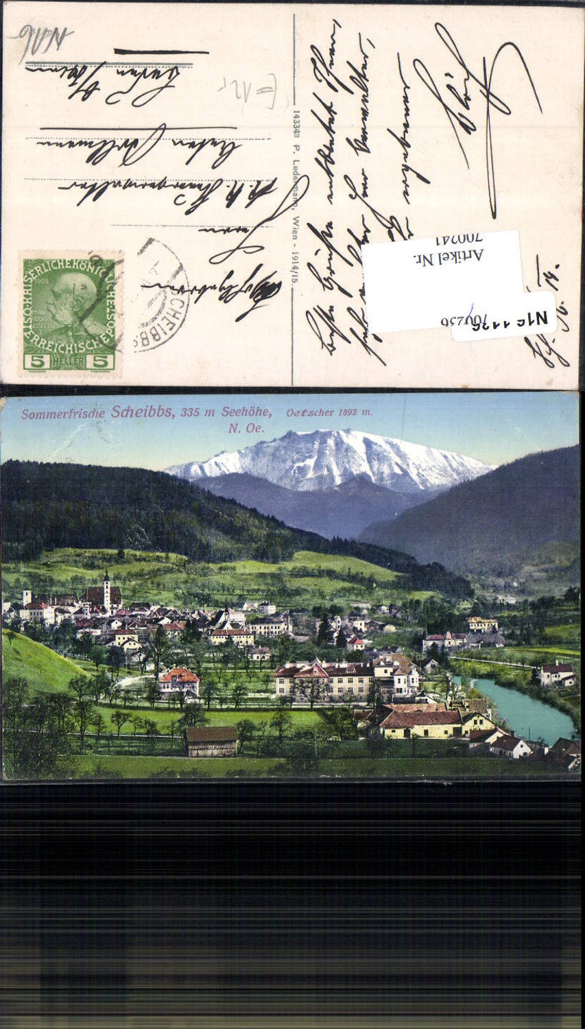 700241 Scheibbs m. Ötscher pub Ledermann 14334