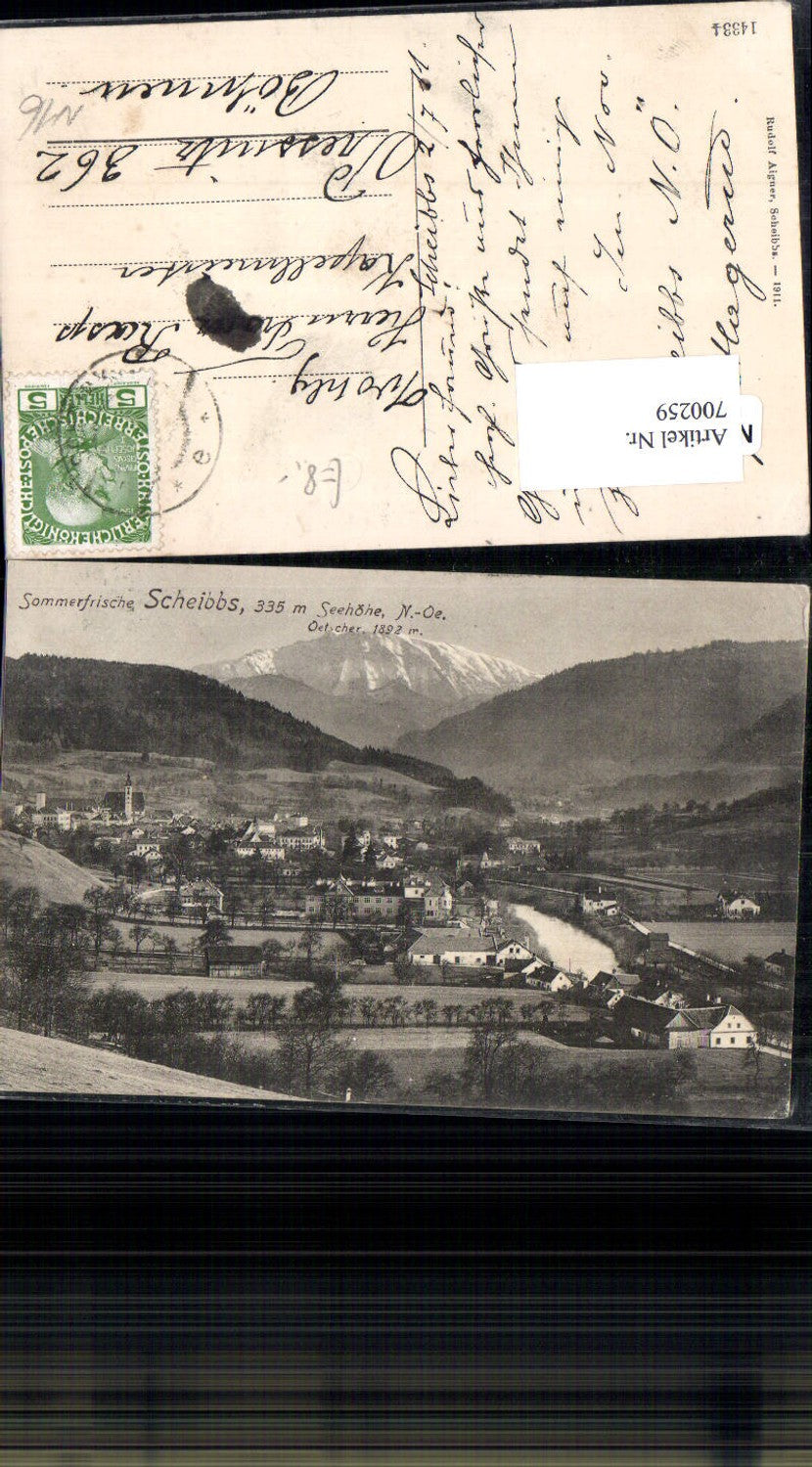 700259 Scheibbs gel Pressnitz Böhmen Prisecnice