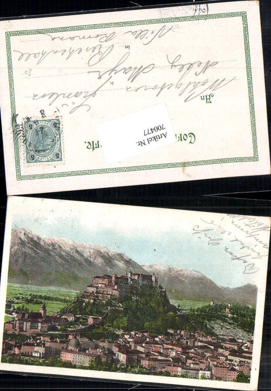 700477 Salzburg Stadt Lithographie