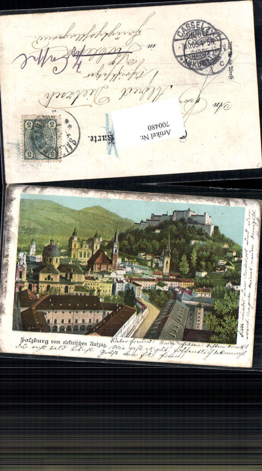 700480 Salzburg Stadt v. elektrischen Aufzug