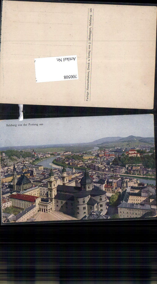 700508 Salzburg Stadt Festung Aussicht