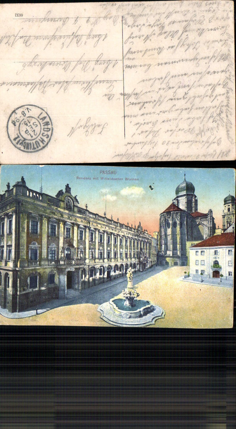 700756 Passau Residenz Wittelsbacher Brunnen