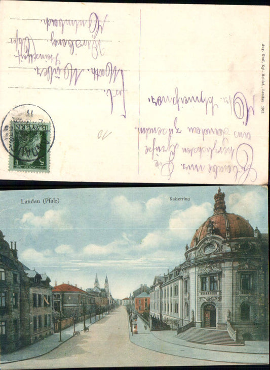 700769 Landau i.d. Pfalz Kaiserring 1911