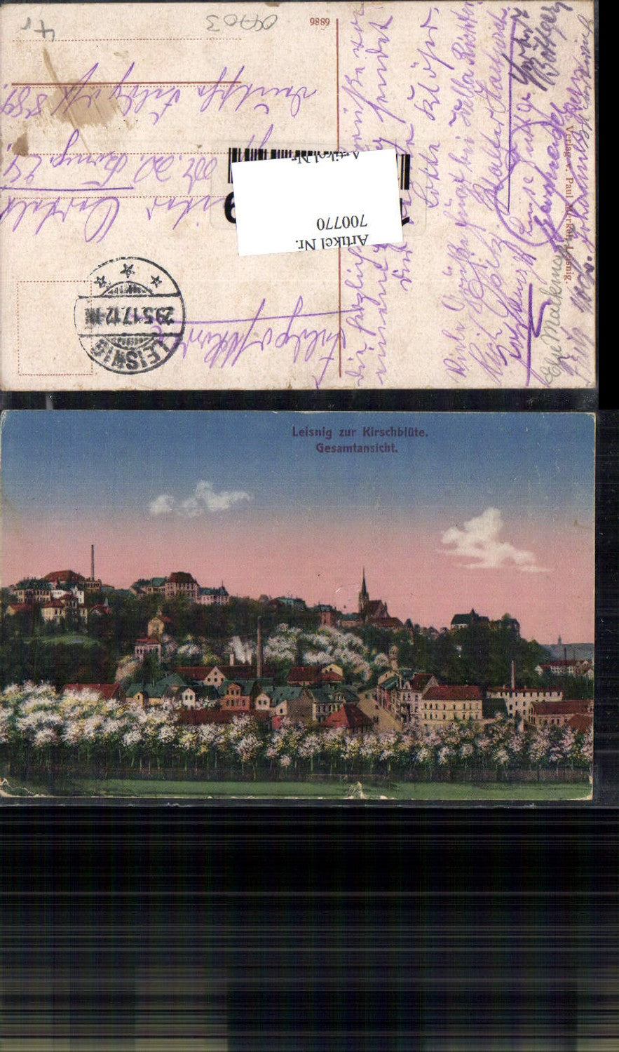 700770 Leisnig, district of Mittelsachsen, field post
