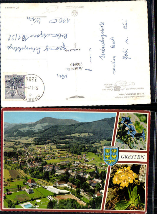 700910 Gresten Fliegeraufnahme Luftbild
