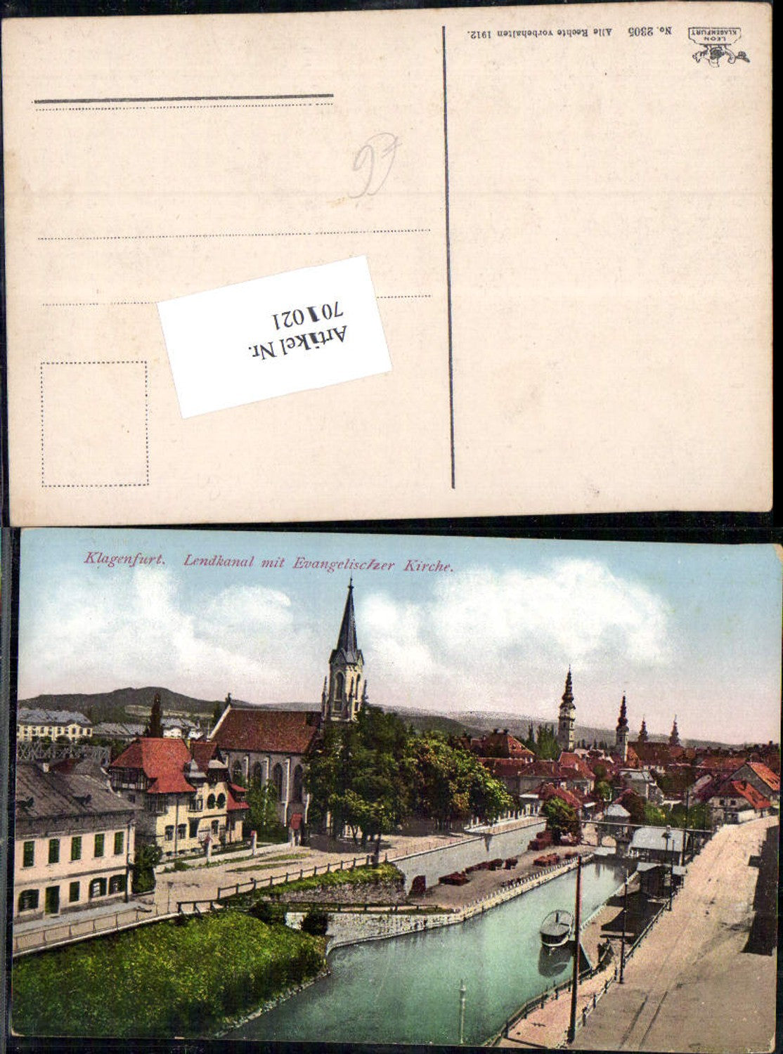 701021 Klagenfurt Lend Lendkanal Evangelische Kirche