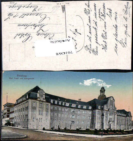 701068 Duisburg Kgl. Land Amtsgericht Gericht