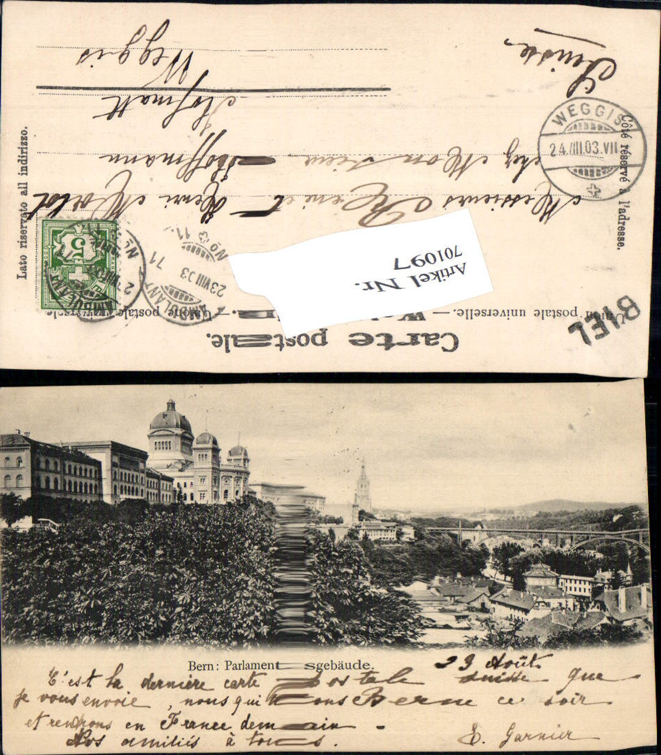 Alte Ansichtskarte – Old Postcard