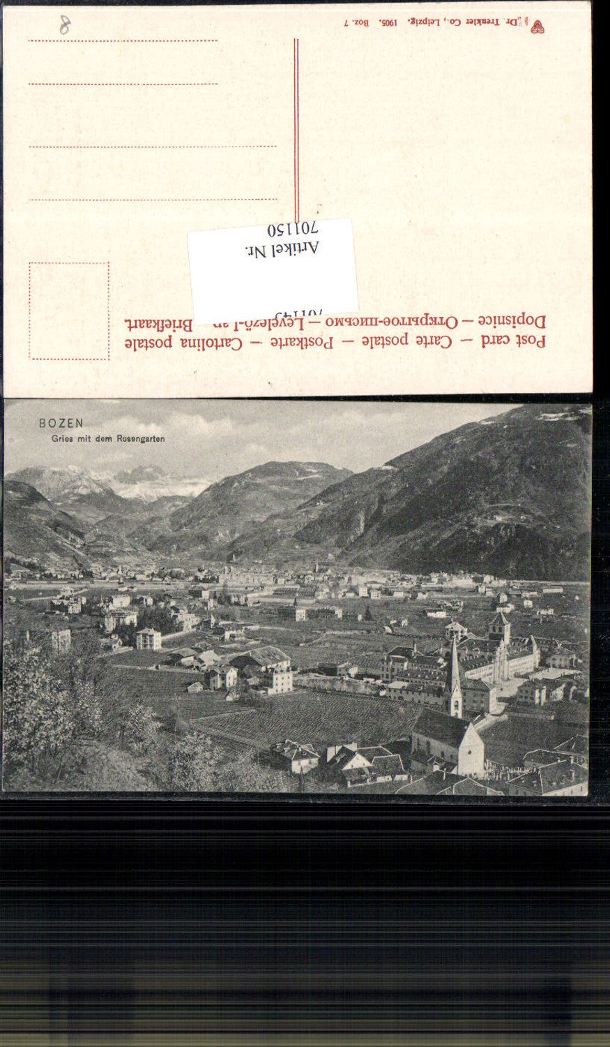 Alte Ansichtskarte – Old Postcard