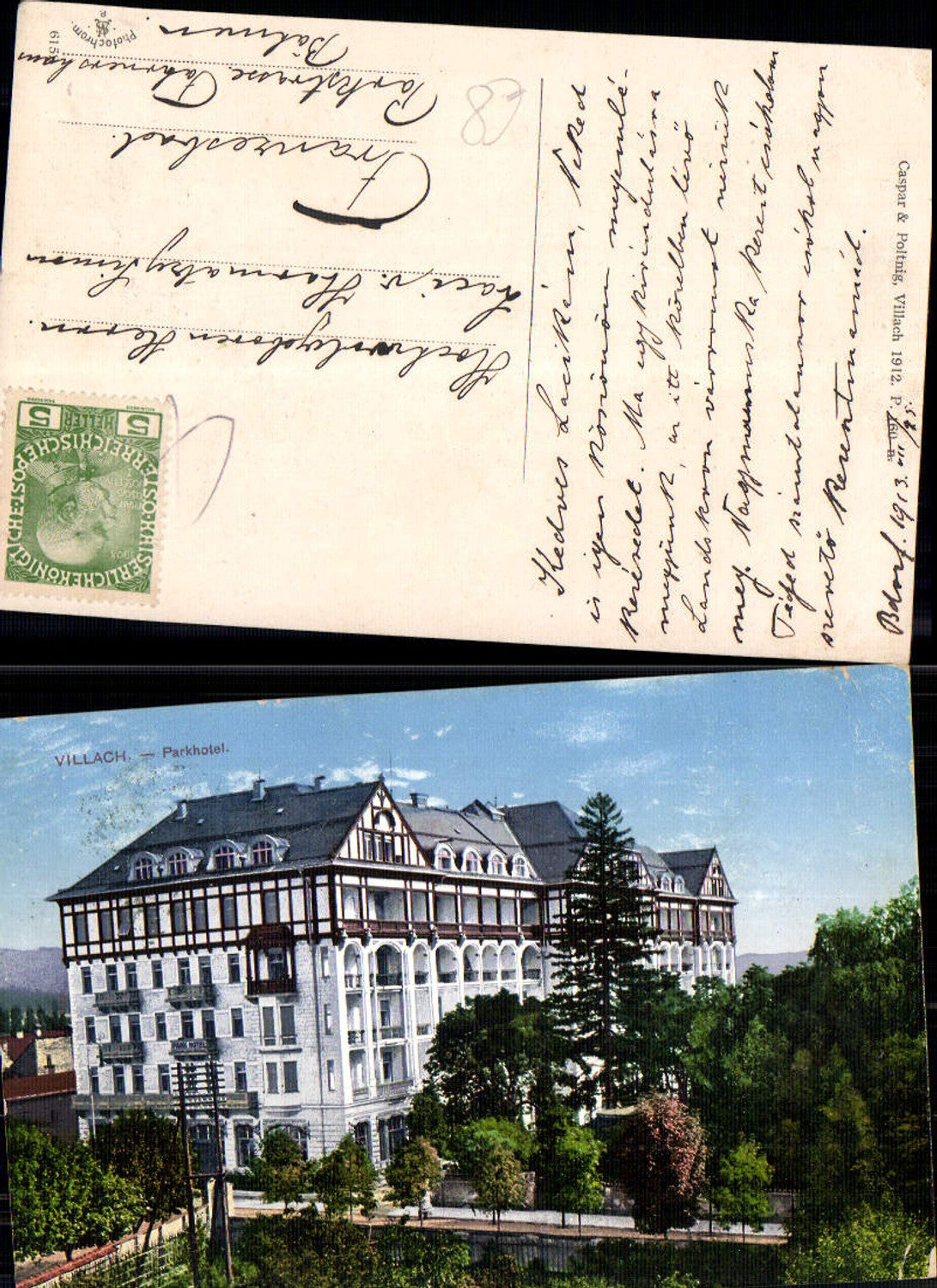 701186 Villach Parkhotel 1912